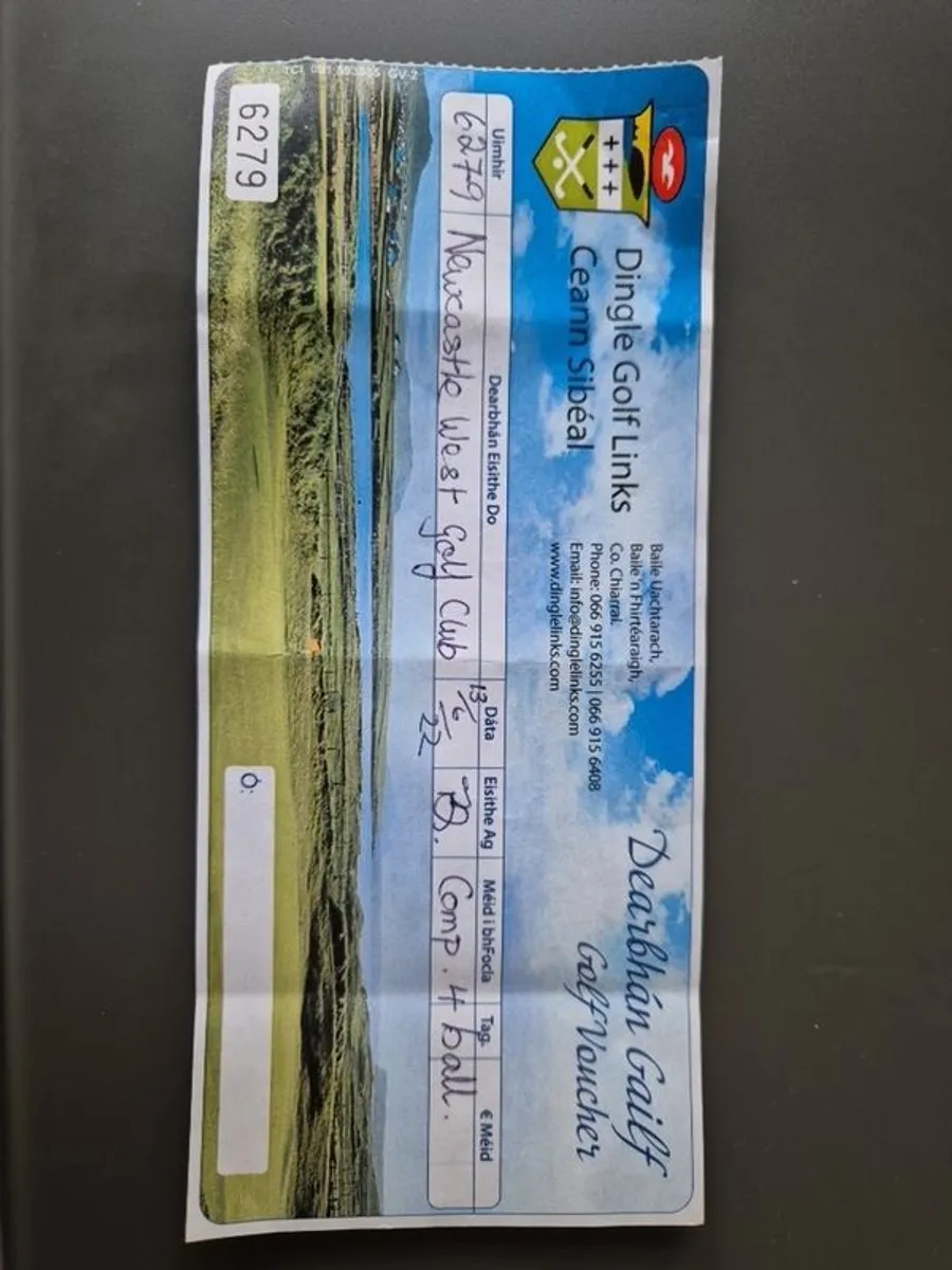 4 Ball Golf Voucher - Ceann Sibeal