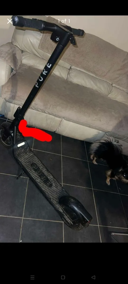 Pure air 2023 Electric scooter black edition - Image 1