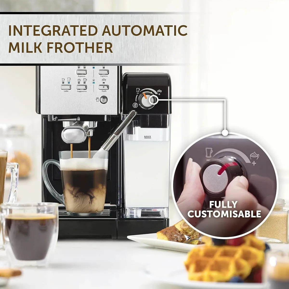 Automatic Coffee Machine – 19-Bar Espresso Maker - Image 2
