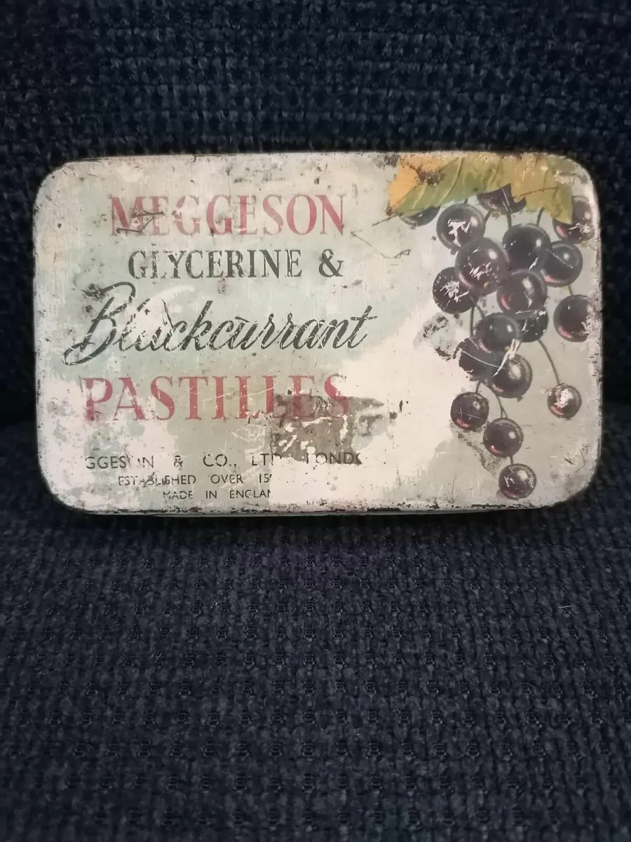 Vintage Meggeson Glycerine & Blackcurrant Pastille - Image 1