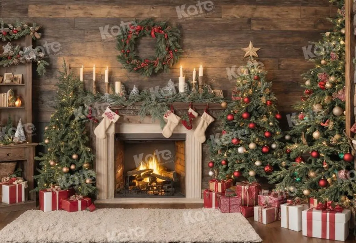Christmas Backdrop 10ft x 6.5ft used once