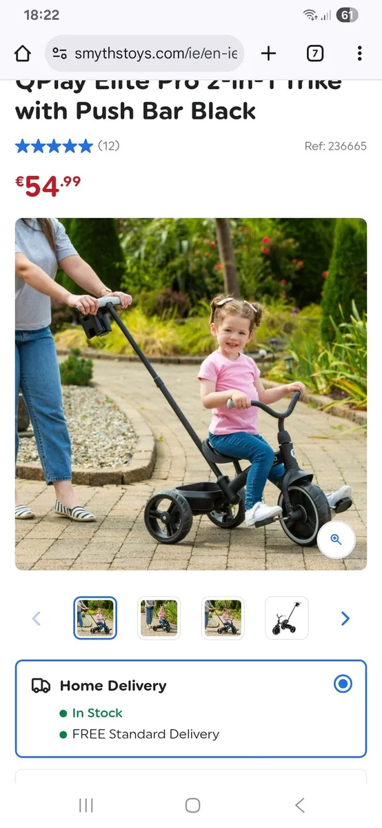Kids 2 in 1 trike - Image 1