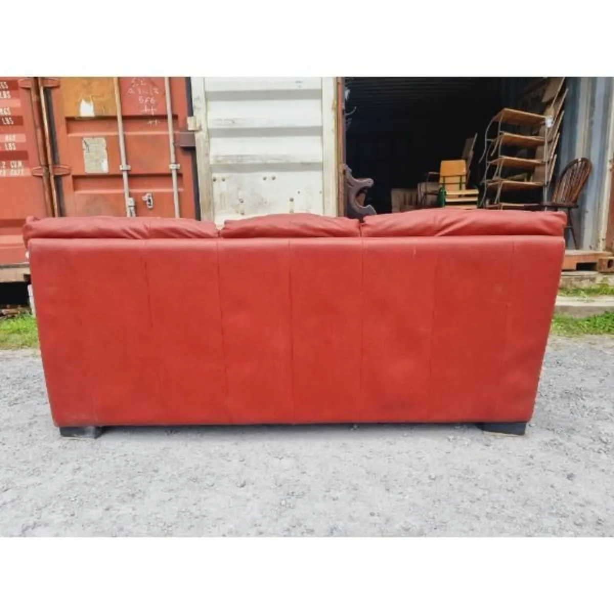 Three Seater Leather Couch KAS852 - Image 2