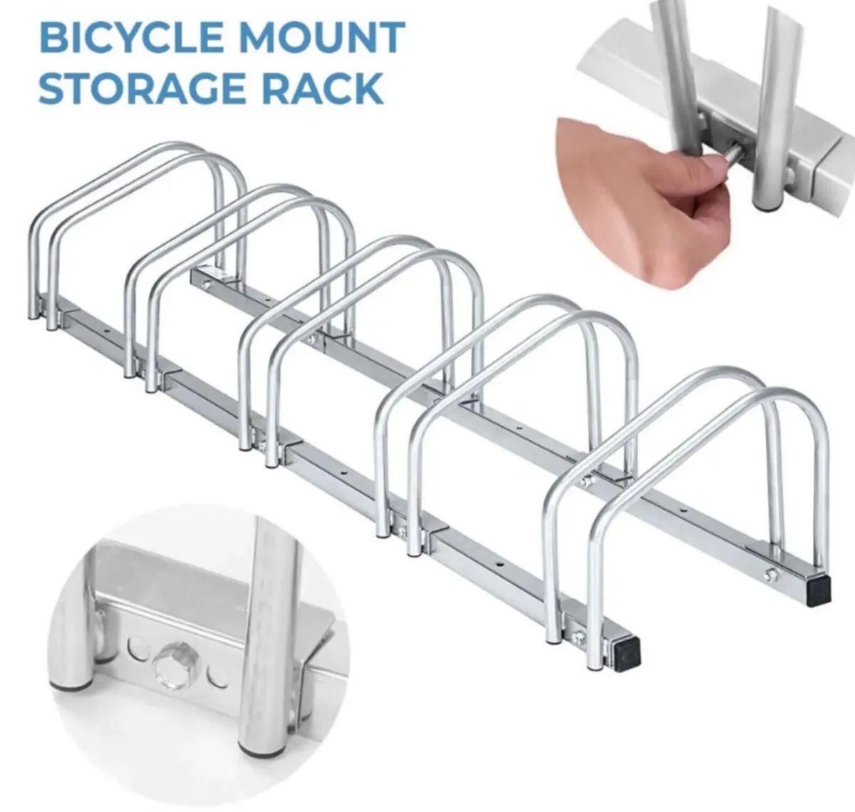 Brand New 5 Bike Rack Bicycle Parking Stand - Image 1