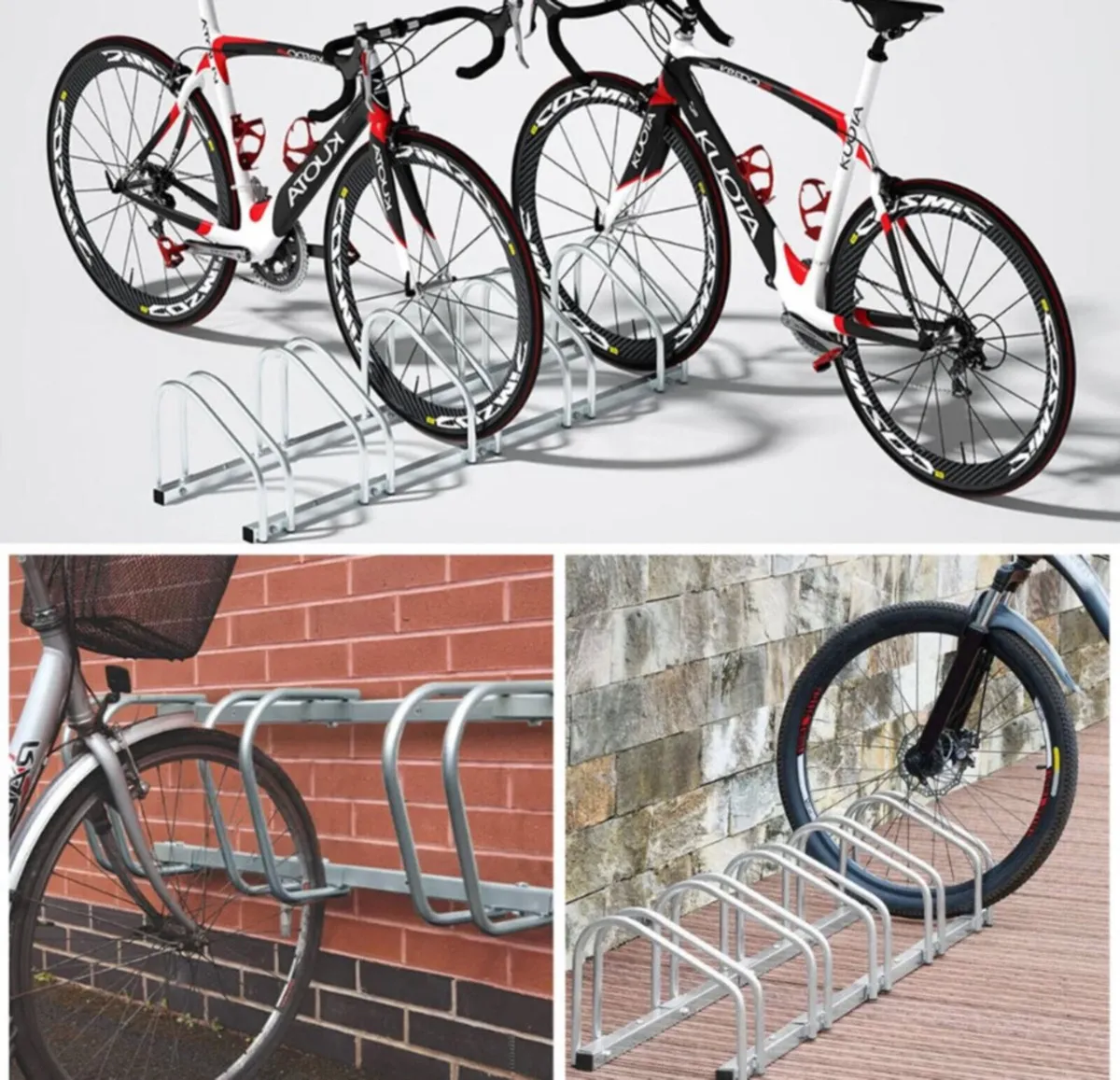 Brand New 5 Bike Rack Bicycle Parking Stand - Image 3