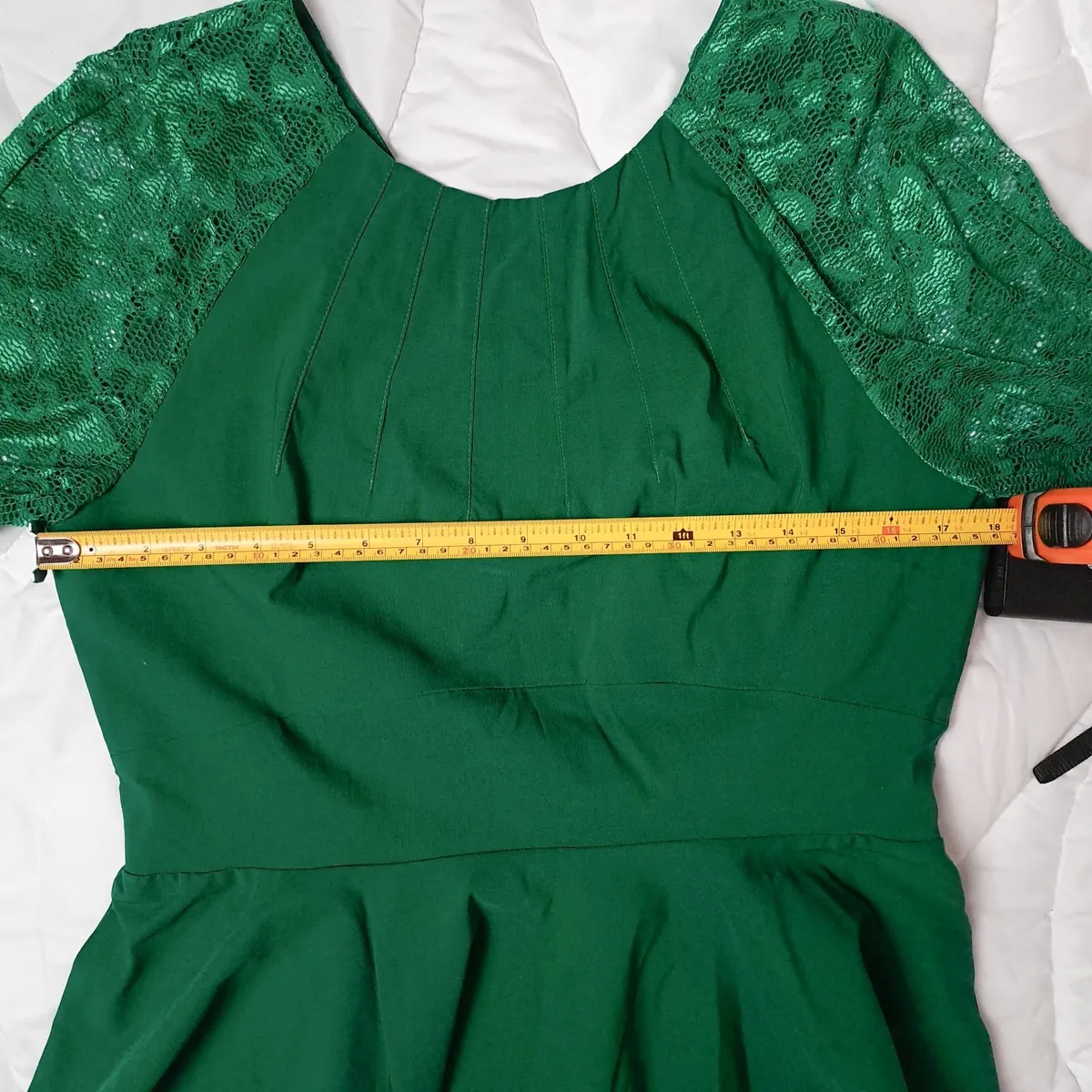 Ollie & Mac Green Lace Top Skirt Co-ords 14UK/42EU - Image 4