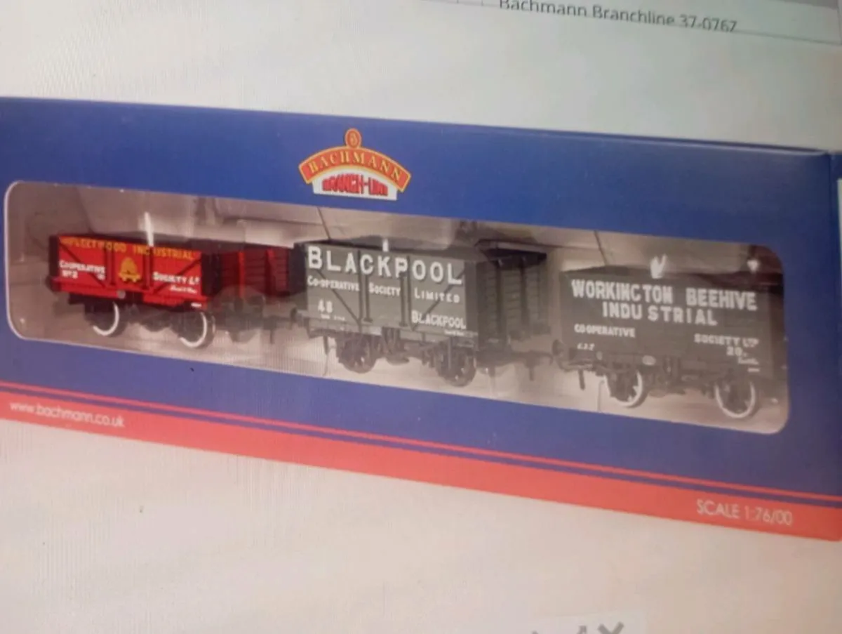 BACHMANN  3  WAGONS BOXSET   DIE - CAST MODLE'S - Image 1