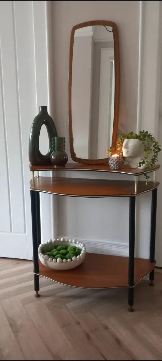 Original 1970s  mid century Danish mirror