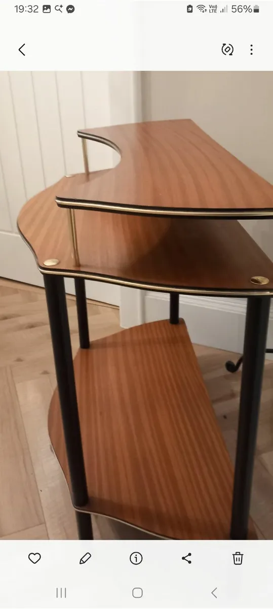 A 1960s retro console table - Image 2