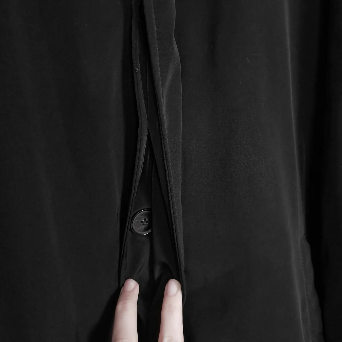 Calvin Klein Black Rain Coat Removable Liner XL - Image 2