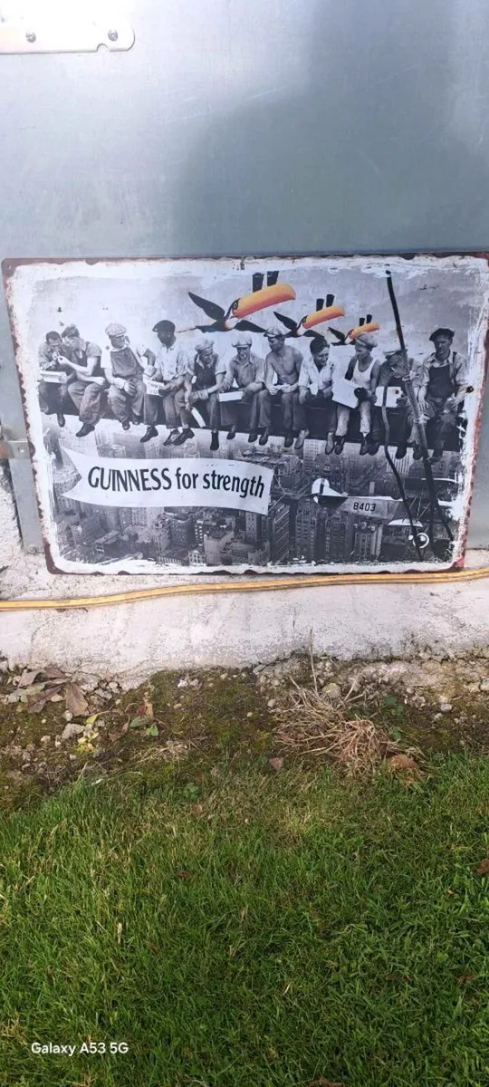 Large Guinness metal sign - Image 2