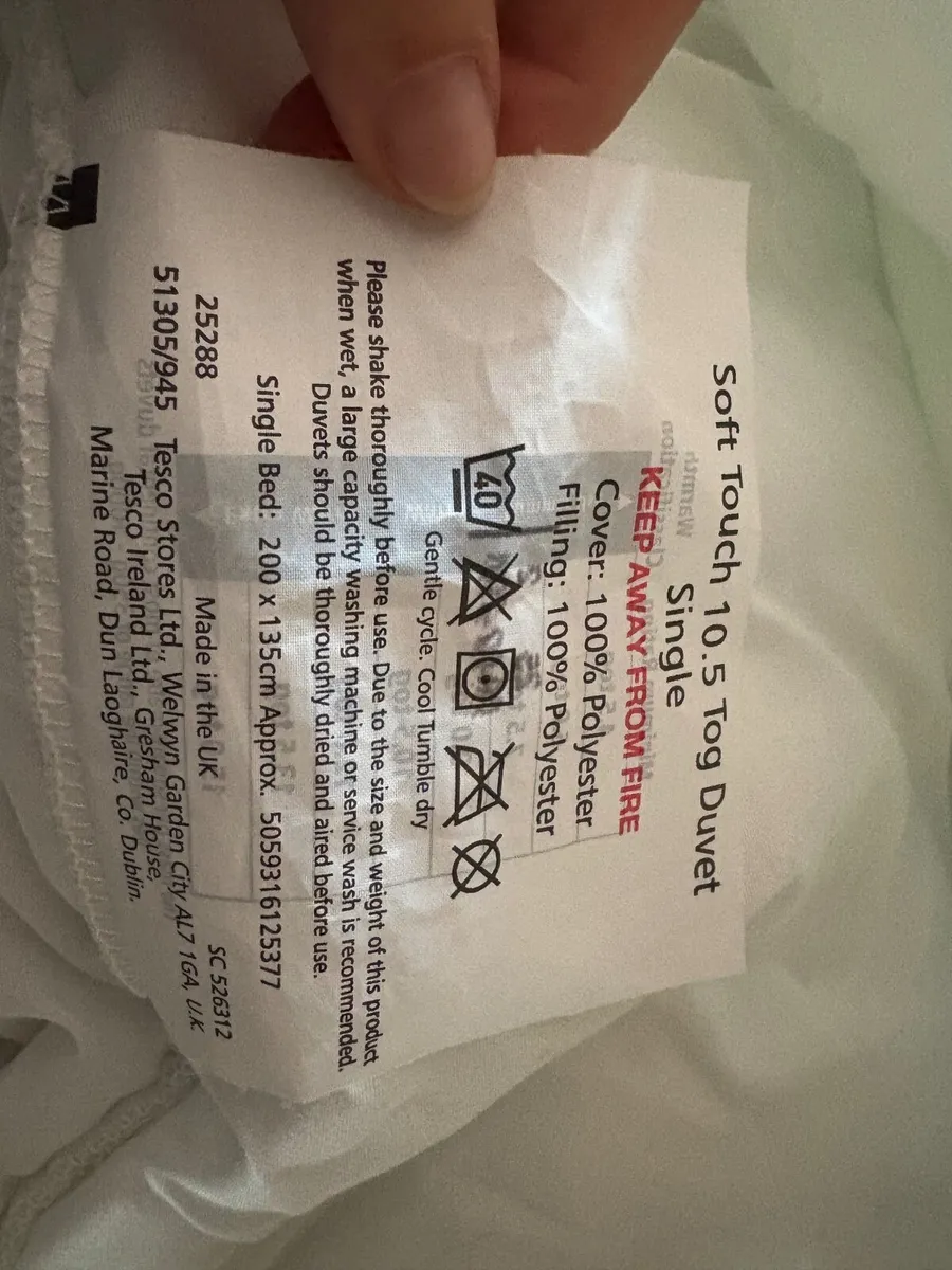 Single duvet 10.5 Tog - Image 3
