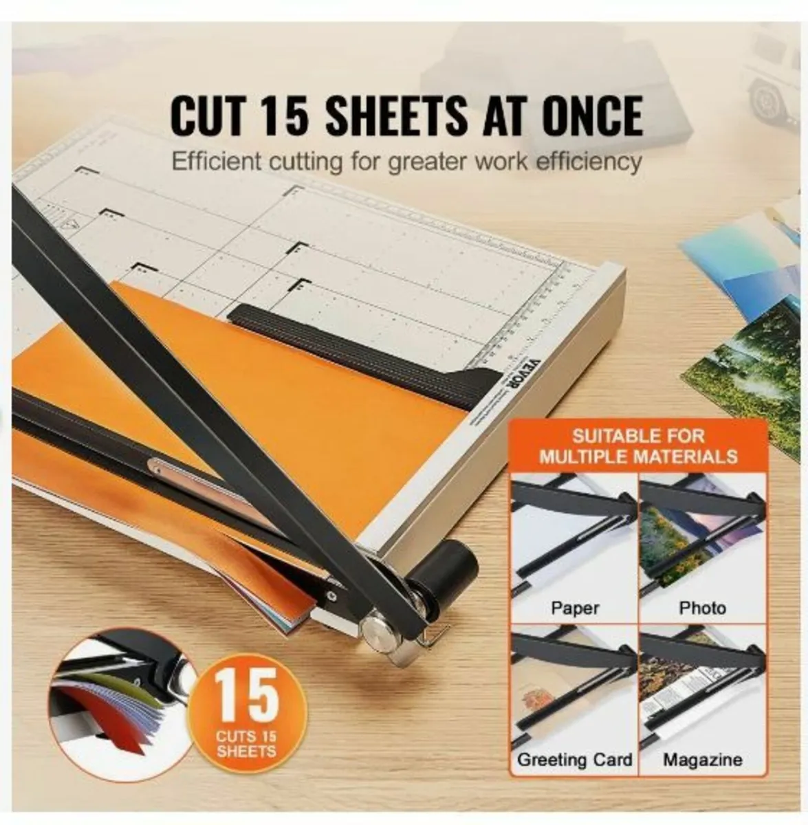 Paper Cutter, Guillotine Trimmer - Image 2