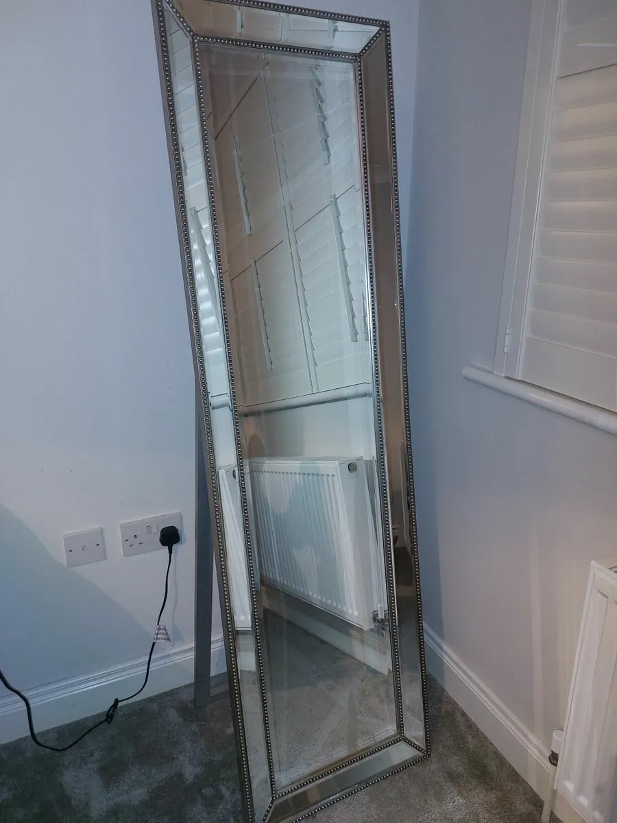 Regency Cheval Mirror Champagne