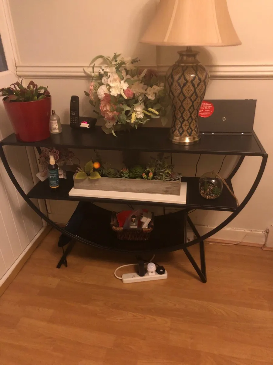 Black console table. Carraig donn - Image 2