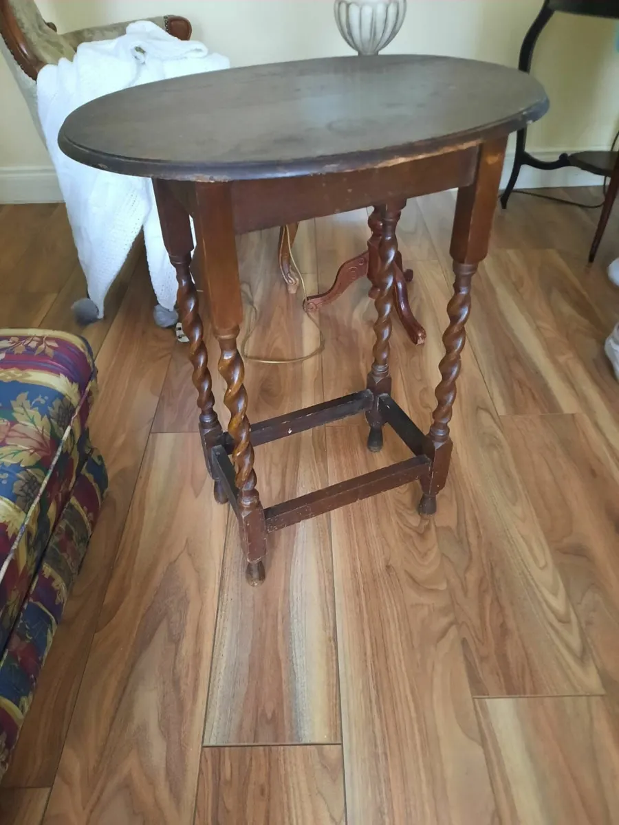 antique occasional table - Image 2