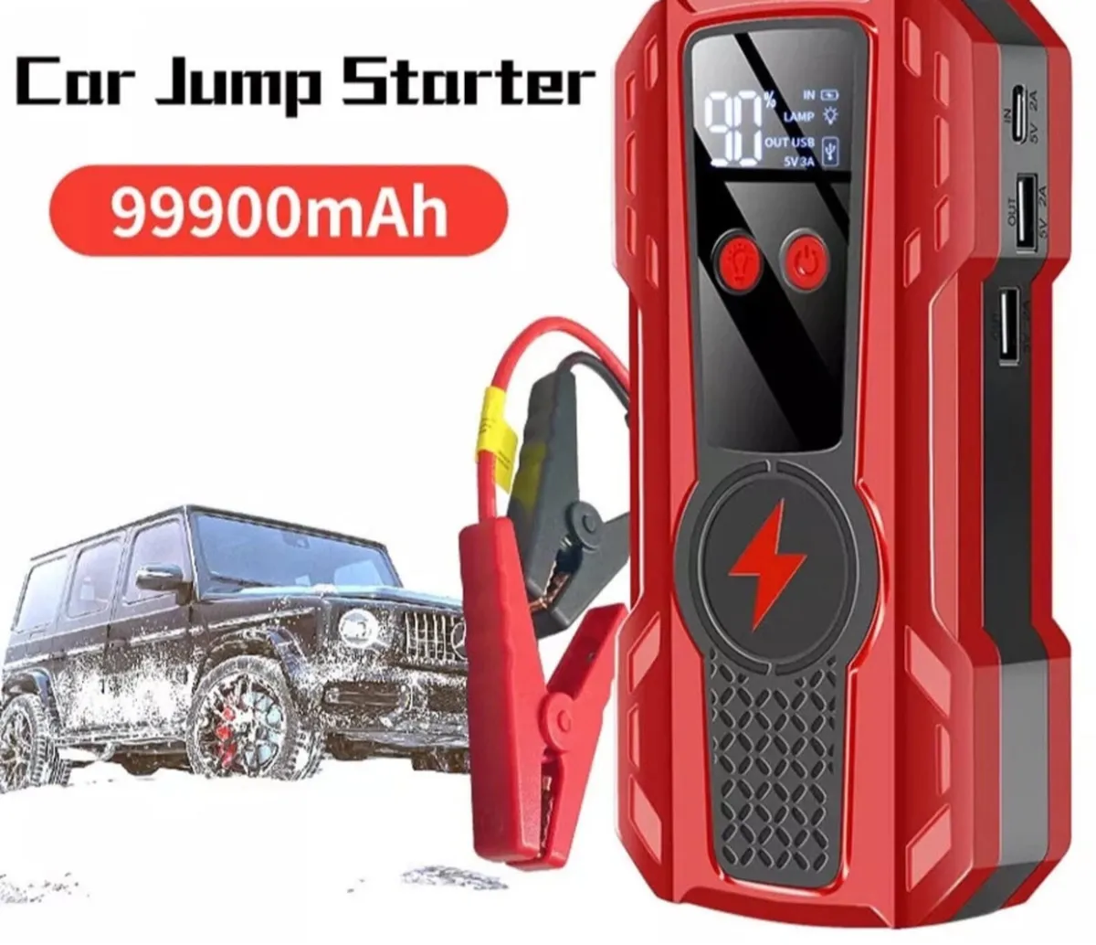 NEW Portable Car Jump Starter 12v - Image 2