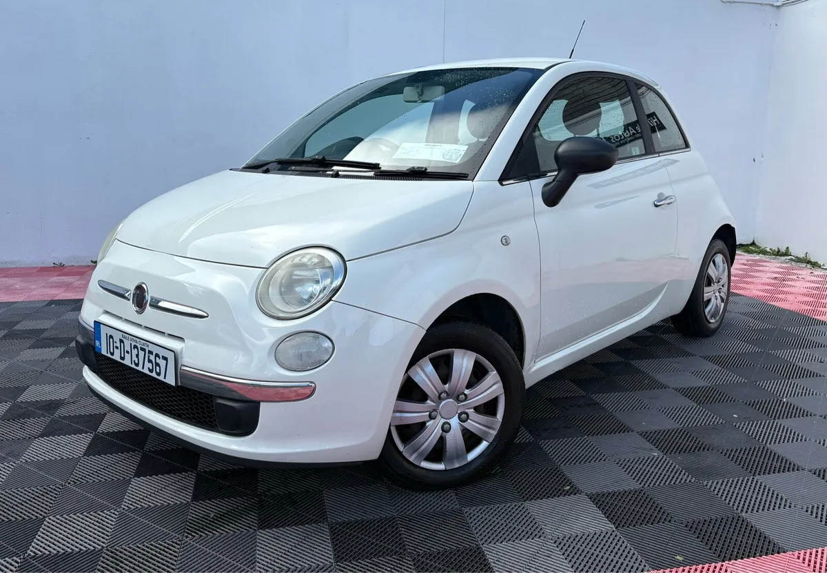 10 Fiat 500 1.2 new nct/taxed - Image 1