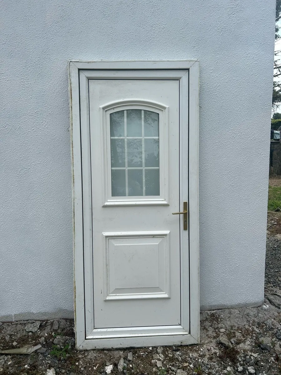 uPVC Front Door with Frame - Image 3