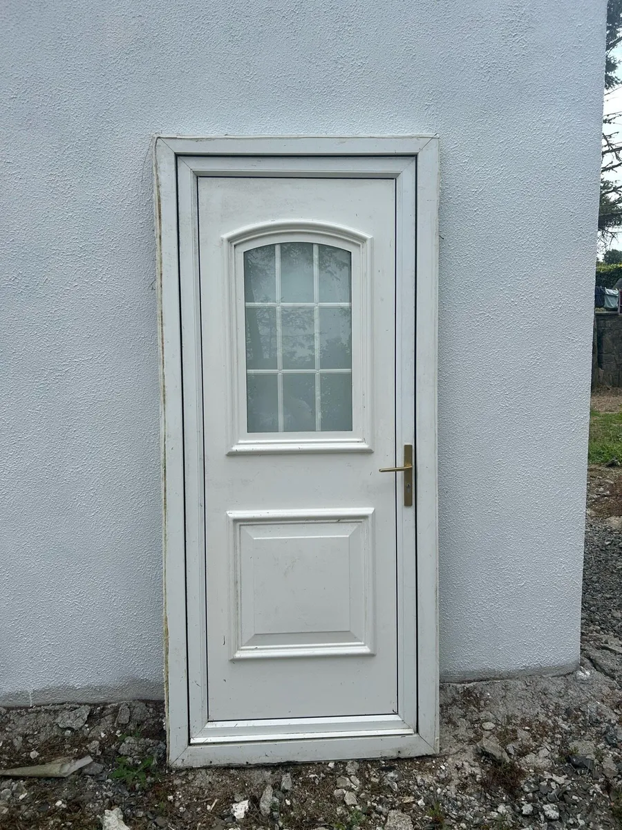 uPVC Front Door with Frame - Image 4