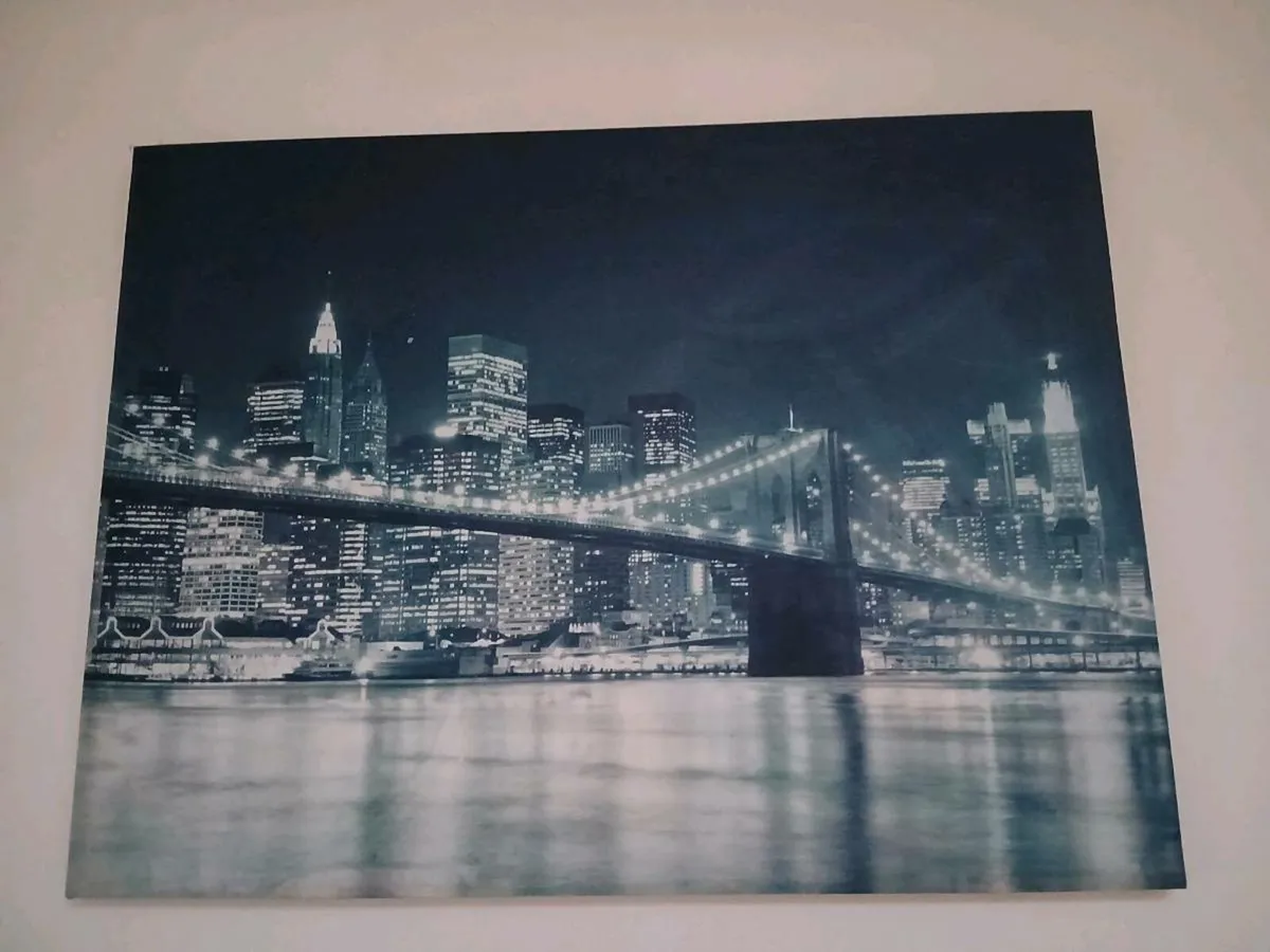 New york painting at night unwanted can deliver - Image 1