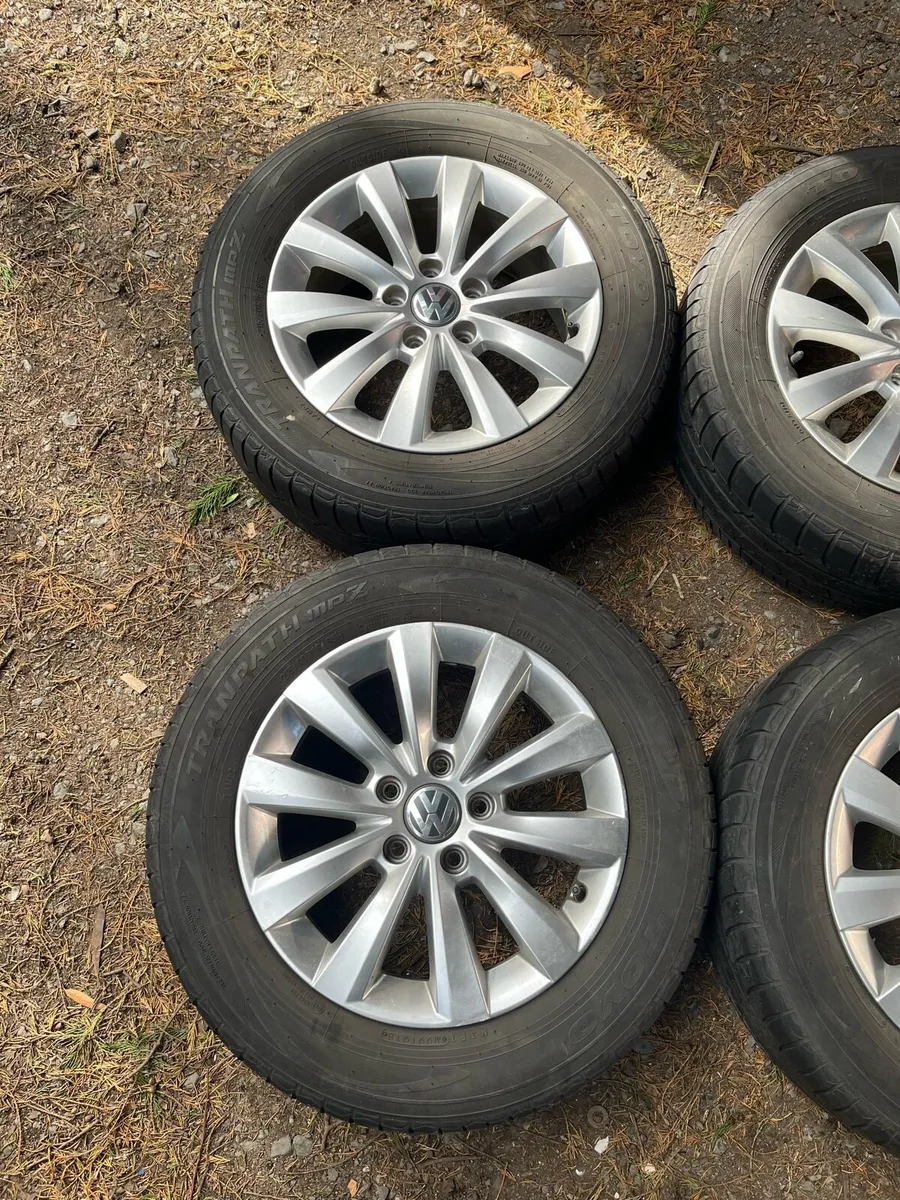 16’ Genuine VW Golf Caddy 5x112 alloy wheels - Image 2