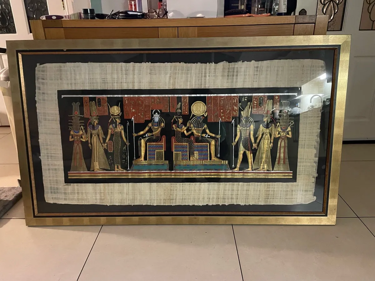 Papyrus Paper Framed Art in lovely frame - Image 1