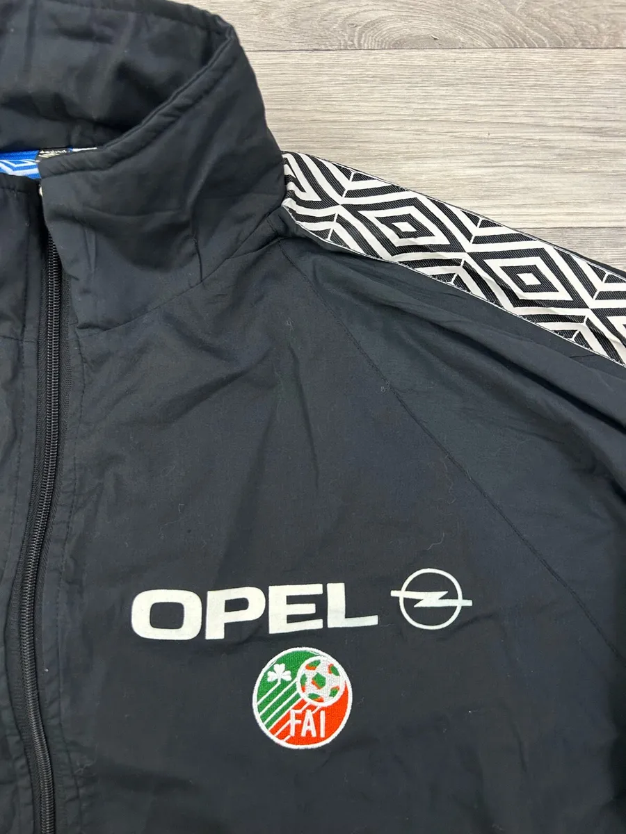 Rare Vintage 90s Umbro Ireland Track Jacket Mens L - Image 4