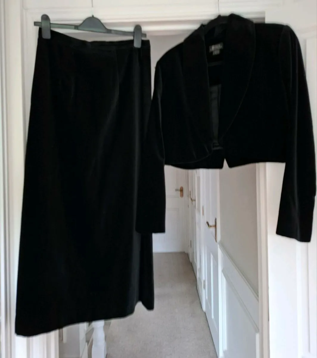Black Velvet Suit