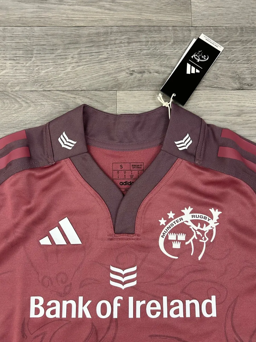 NEW Adidas Munster Rugby Jersey Shirt Mens Small - Image 3
