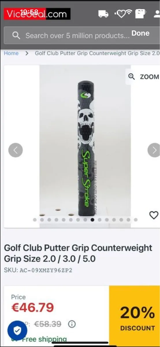 Superstroke golf grip - Image 1