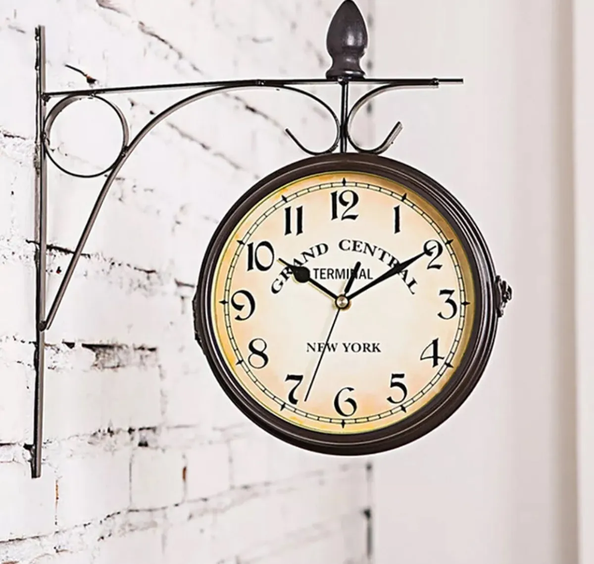 NEW Outdoor Compact Garden Station Wall Clock - Image 1