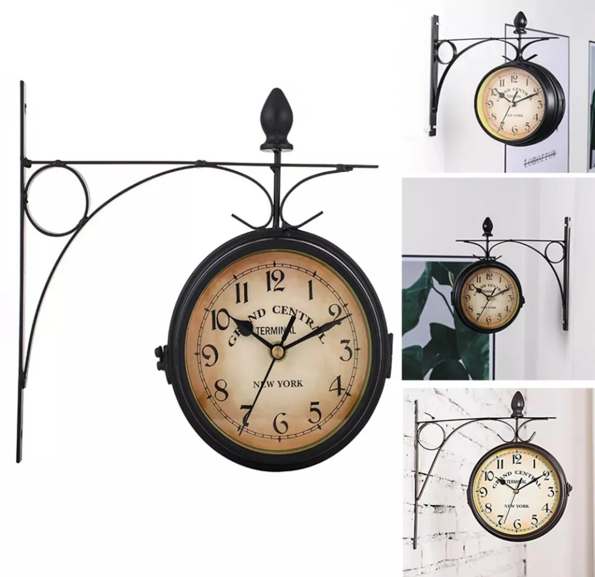 NEW Outdoor Compact Garden Station Wall Clock - Image 3