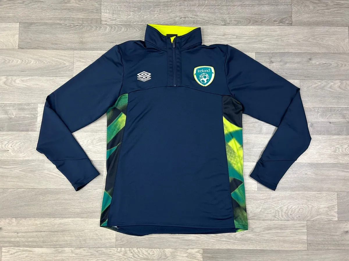 Umbro Ireland Half Zip Jumper Mens Medium - Image 1