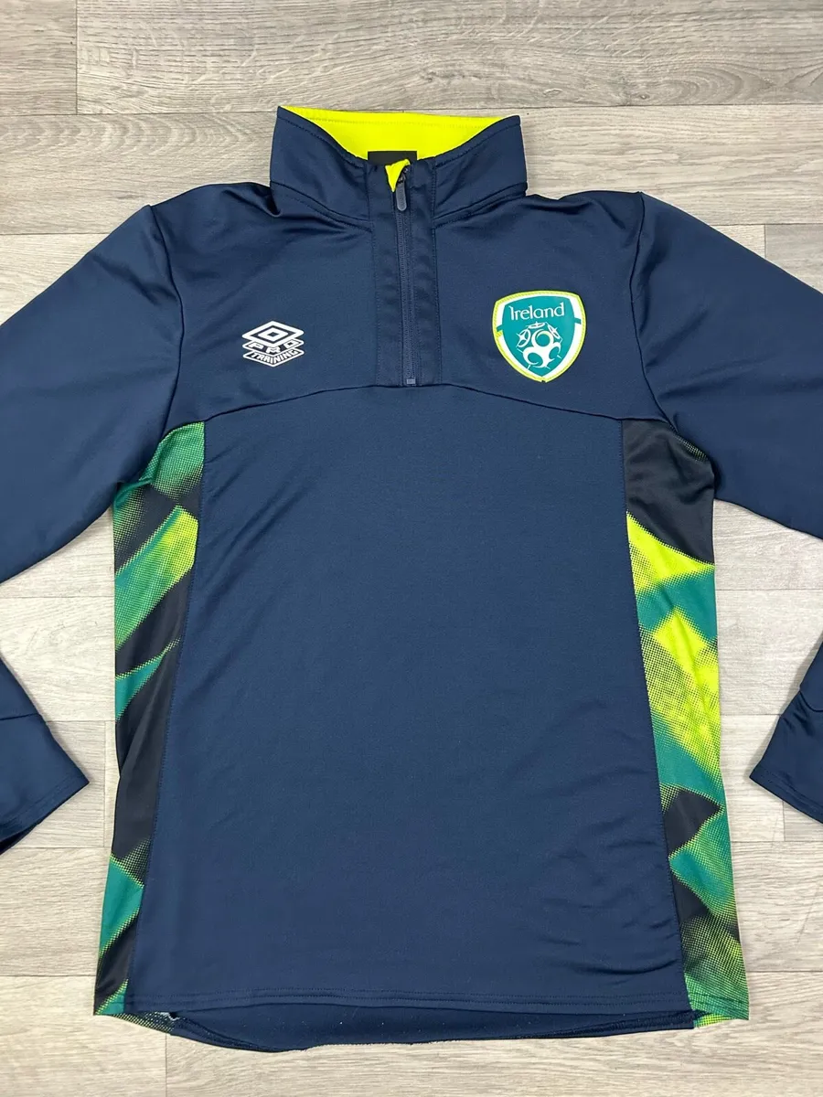 Umbro Ireland Half Zip Jumper Mens Medium - Image 2
