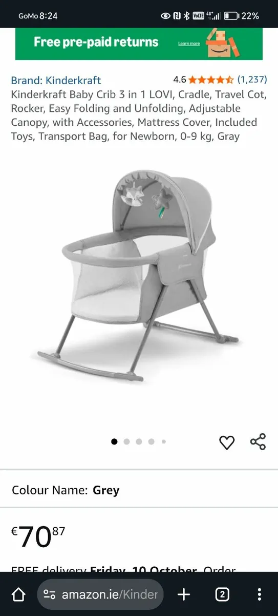Moses basket - Image 1
