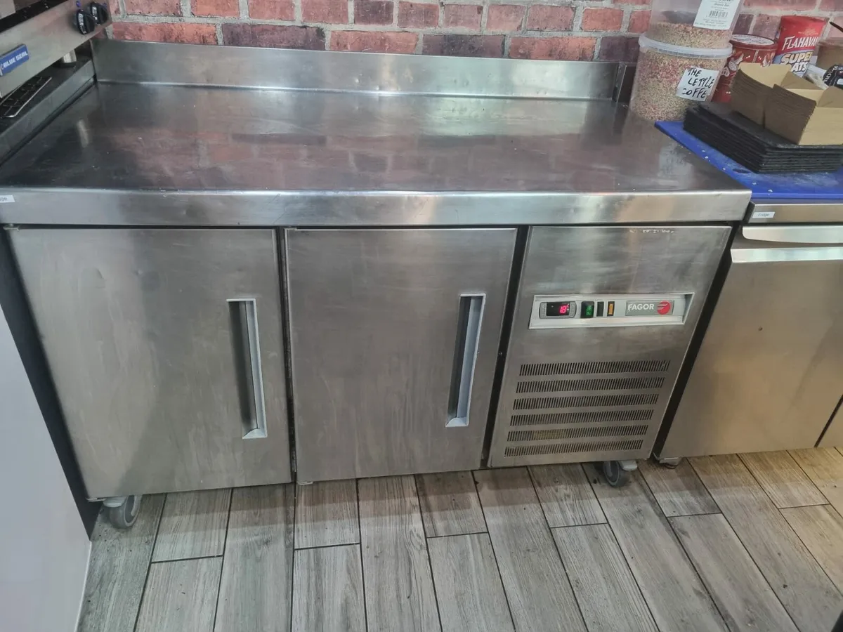 Stainless Steel Refrigerator Prep Station - Image 1
