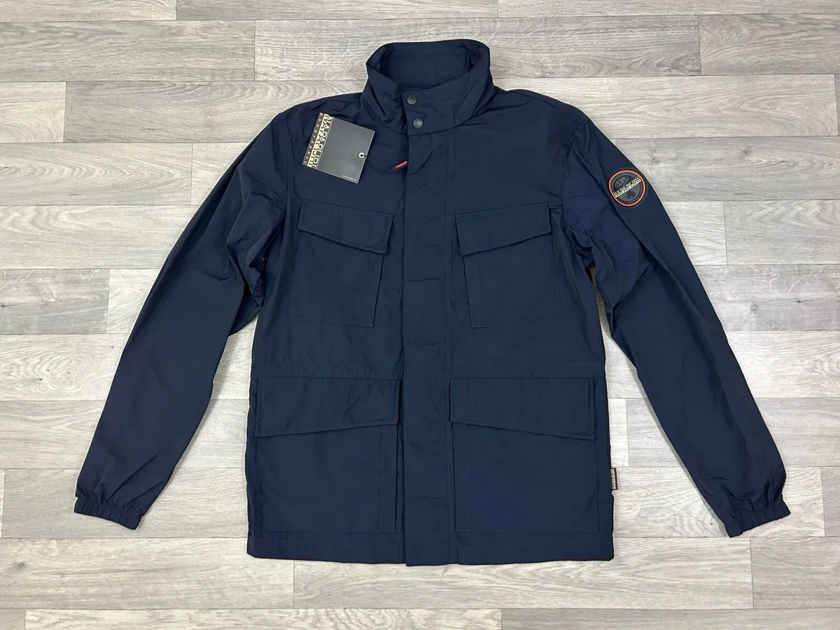 NEW Napapijri Multipocket Utility Jacket Mens S - Image 1