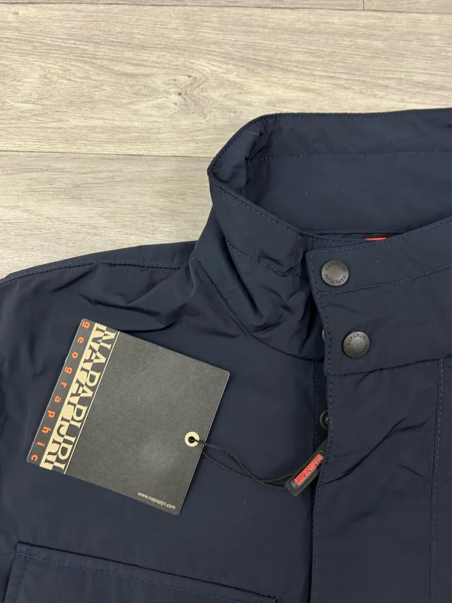 NEW Napapijri Multipocket Utility Jacket Mens S - Image 3