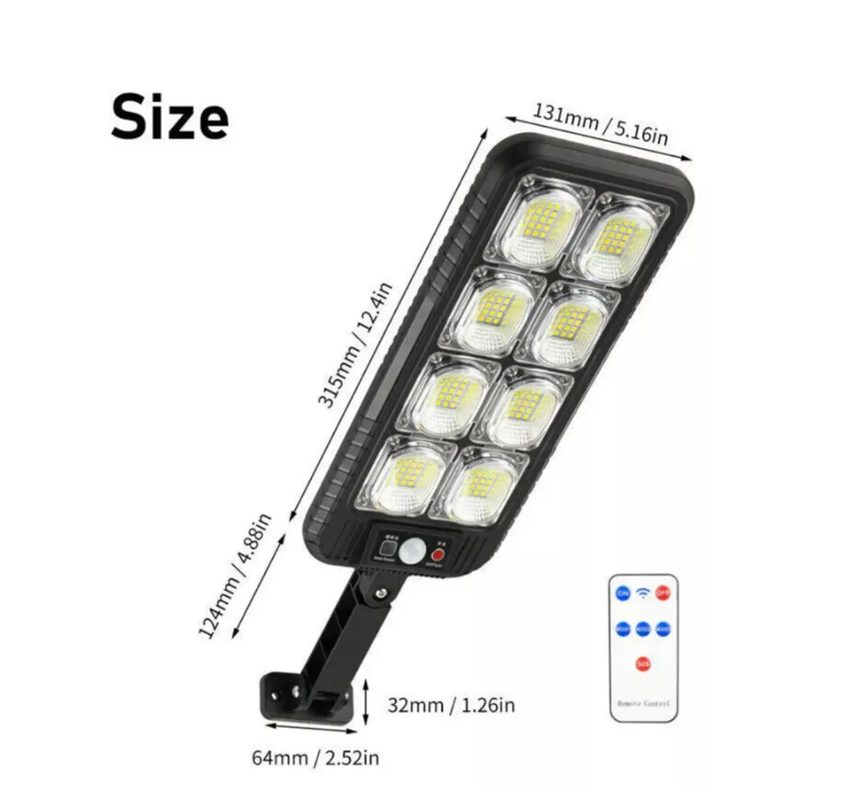Solar Street Light LED Outdoor with PIR NEW - Image 3