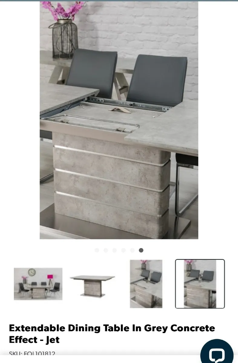 Dining table & 6 chairs and 5 matching barstools - Image 2