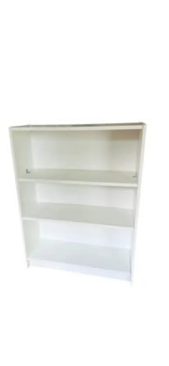 White bookcase