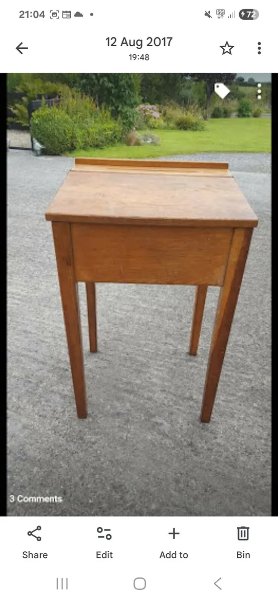 Old school desk - Image 2