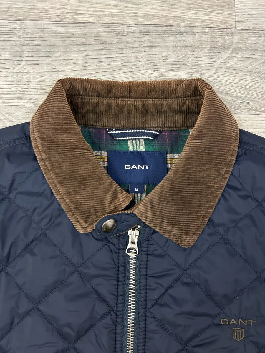 Gant Quilted Jacket Mens Medium - Image 4