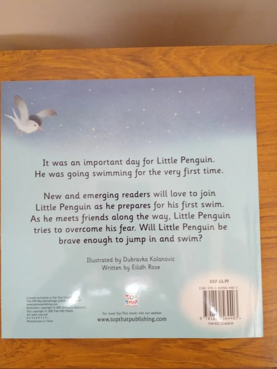 Little Penguin learns to swim picture book (new) - Image 2
