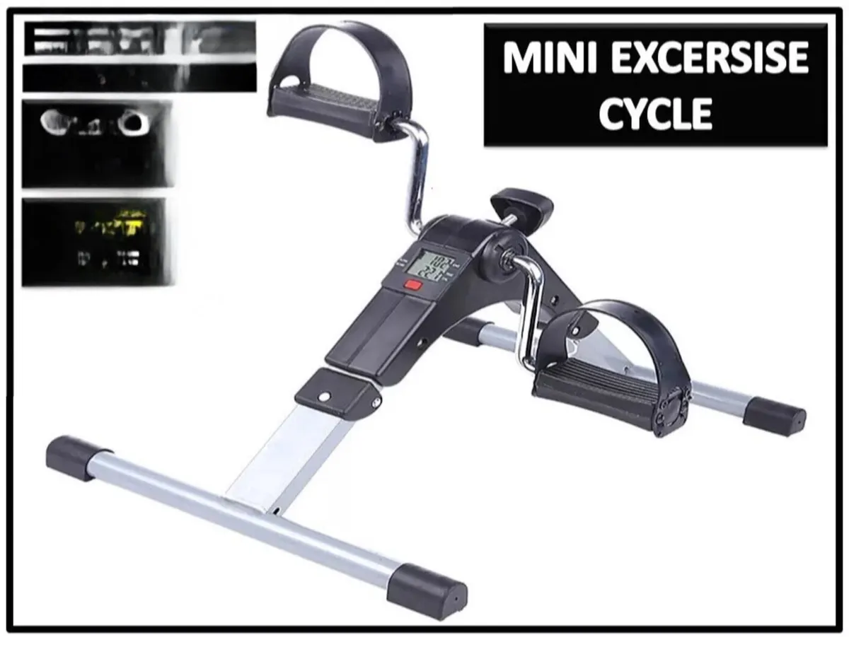 Mini Exercise Bike Portable Pedal Exerciser NEW - Image 1