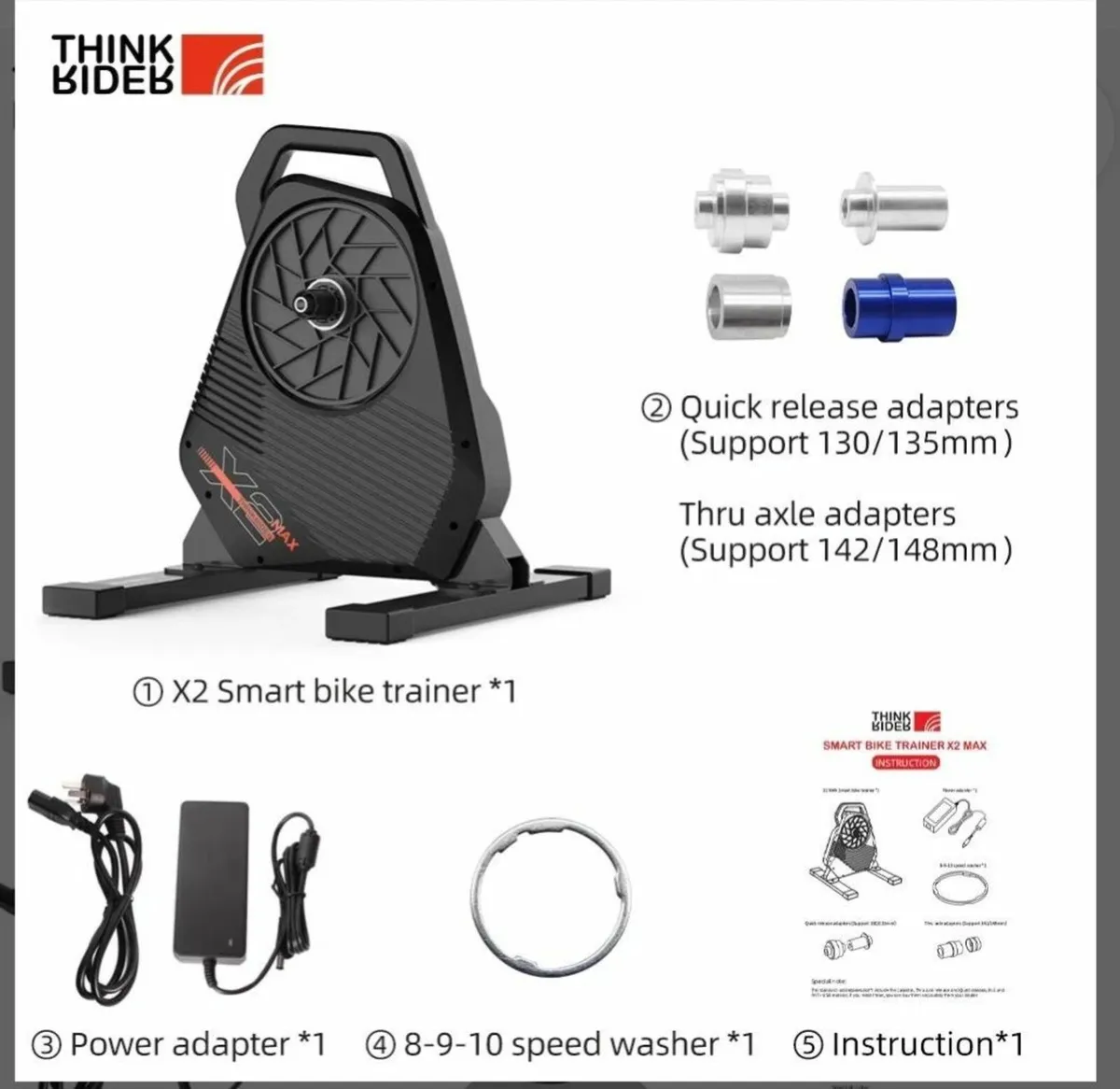 ThinkRider X2 Max Direct Drive Smart Trainer - Image 3