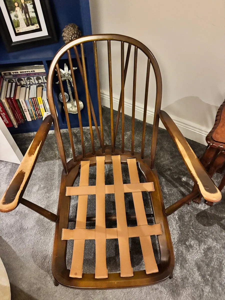Pair of Mid century Danish style loungers - Image 4