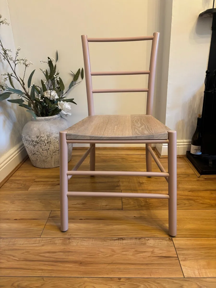 Neptune Kenilworth Chairs x 2 (Old Rose) - Image 1