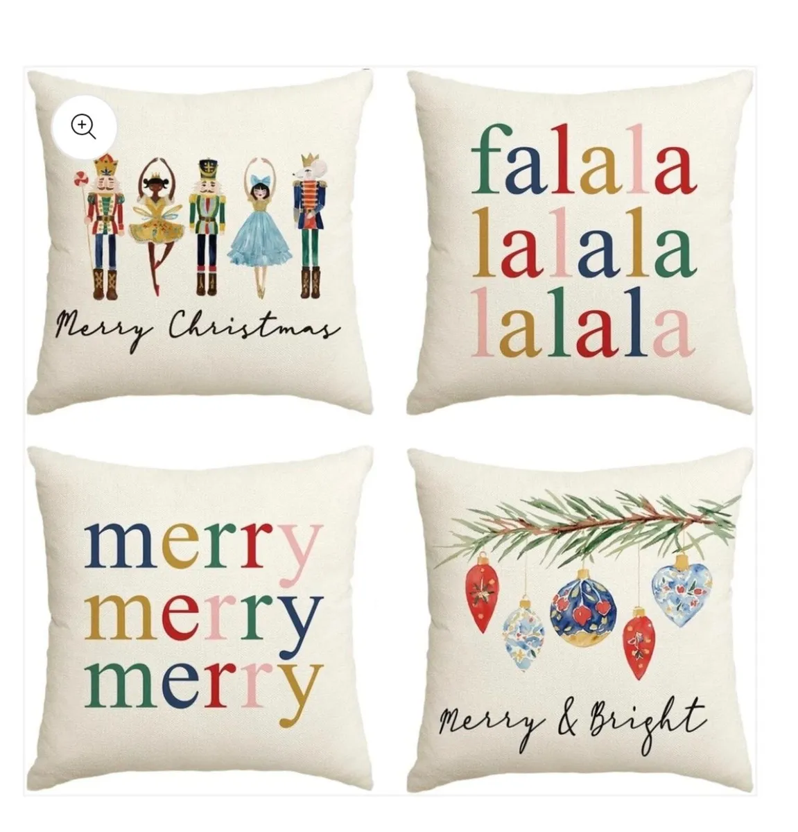Christmas Cushion Covers Set of 4 - Image 1